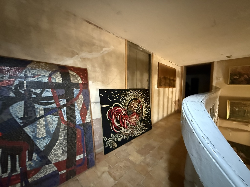 Couloir d'entrée de l'appartement des combles